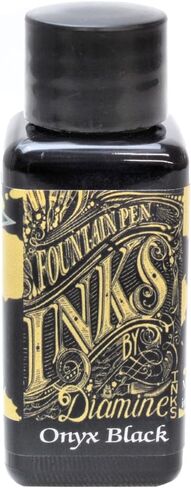 Diamine Fountain Pen Bottled Ink, 30ml - Onyx Black in Saudi Arabia