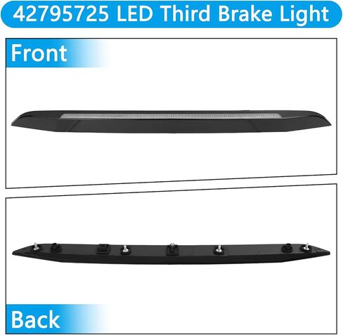42795725 مصباح توقف LED عالي التثبيت، متوافق مع Chevy Malibu 2016-2025 ضوء الفرامل الثالث الخلفي مركز إيقاف الضوء مجموعة المصباح يستبدل # 42795725 in Kuwait