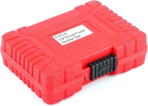 مجموعة مستخرج صواميل العروة من أماكو: مزيل قفل الصواميل التالفة، بحجم محرك 1/2 بوصة، لصواميل العروة العنيدة، قوي ومتين، 5 قطع in Kuwait