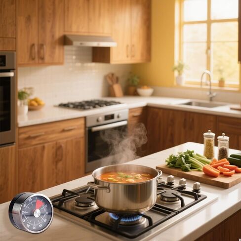 Timer - 60-Min Classroom & Kitchen Countdown Clock, Magnetic Backing, No Batteries in Saudi Arabia