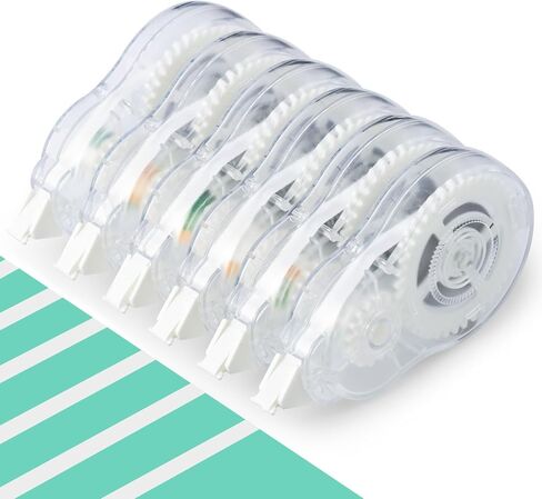 M&G 6 Pack 39FT Long Correction Tape Set, 72M/234FT White Out Correction Tape Clear Writing with No Drying Time for Office School Supplies Student 1/5 Inch X 32.8 Ft/Pack in Kuwait