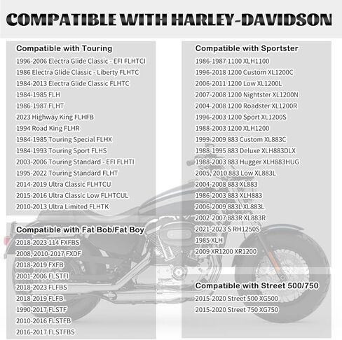 وسادة مسند للدراجة النارية، لوحة مسند للدراجات النارية مضادة للغرق متوافقة مع Harley-Davidson CVO/Dyna/Touring/Sportster، وسادة حامل جانبية محمولة للدراجات النارية مع فتحة تعليق in Kuwait