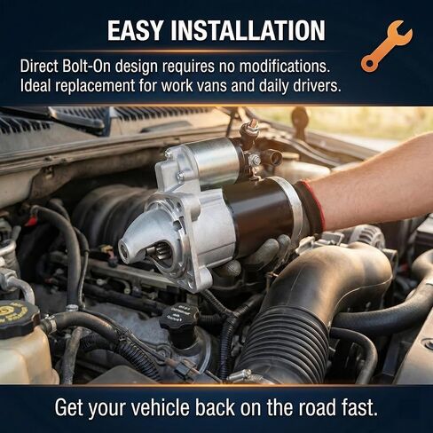 محرك بداية 10910 متوافق مع 14-18 تشيفي سيلفرادو 1500 سوبربان تاهو، كاديلاك إسكاليد 6.2 لتر 2015-2016، جي إم سي سييرا 1500 V6 V8 4.3 5.3L 6.2L، 2015-2016 جي إم سي يوكون، 12655055 M000T24072 in Kuwait