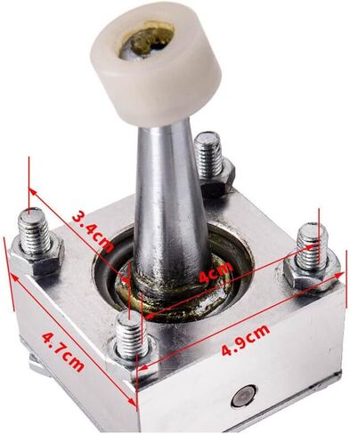 بدلة شيفتر قصيرة بـ 5 سرعات W50 W55 W57 W58 R154 من الفولاذ الأمامي السفلي قطعة واحدة لتويوتا للبيك اب 1975-1995 فضي 12.48 بوصة 31.7 سم - طول المنتج مجموعة أو جزء واحد MXR03FXZL - CXRZF2 in Kuwait
