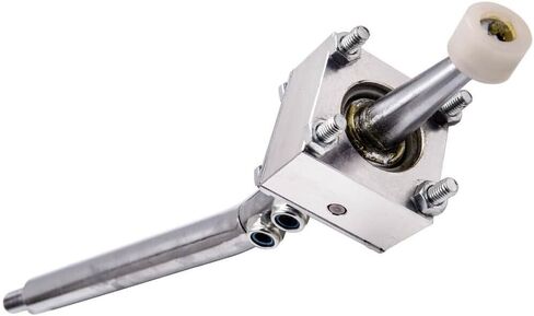 بدلة شيفتر قصيرة بـ 5 سرعات W50 W55 W57 W58 R154 من الفولاذ الأمامي السفلي قطعة واحدة لتويوتا للبيك اب 1975-1995 فضي 12.48 بوصة 31.7 سم - طول المنتج مجموعة أو جزء واحد MXR03FXZL - CXRZF2 in Kuwait