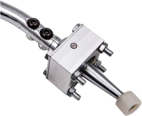 بدلة شيفتر قصيرة بـ 5 سرعات W50 W55 W57 W58 R154 من الفولاذ الأمامي السفلي قطعة واحدة لتويوتا للبيك اب 1975-1995 فضي 12.48 بوصة 31.7 سم - طول المنتج مجموعة أو جزء واحد MXR03FXZL - CXRZF2 in Kuwait