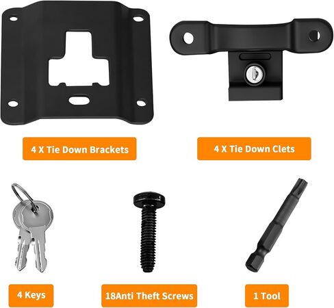 FL3Z-99000A64-B FL3Z-9928408-AB Truck Bed Tie Down Anchors Compatible with Ford F150 F250 F350 &Raptor (Include Lightning) 2015-2025 2026 Truck Bed Tie Downs (4PCS) in Saudi Arabia