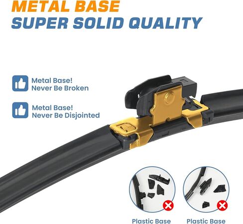 GSPSCN 3 Wipers Replacement For BMW X5 2013-2007，Original Equipment Windshield Wiper Blades Set 24"+20"+15"(Set of 3) in Kuwait