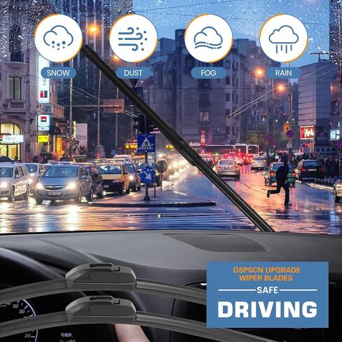 GSPSCN 3 Wipers Replacement For BMW X5 2013-2007，Original Equipment Windshield Wiper Blades Set 24"+20"+15"(Set of 3) in Kuwait