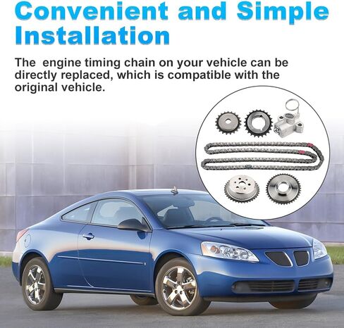مجموعة سلسلة توقيت محرك WATERWICH متوافقة مع 2011-2017 Buick Lacrosse Verano Regal Chevy Captiva Equinox Gmc Terrain 2009 Pontiac G5 لاستبدال 90537632 12578518 24424758 in Saudi Arabia