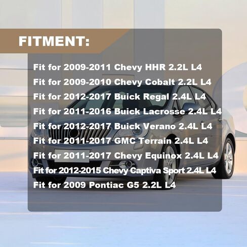 Engine Rebuild Overhaul Kit Timing Chain Kit With VVT Water Pump Head Gasket Set Solenoid Fit For Chevy Equinox Buick Regal Lacrosse GMC Verano Terrain 2.2L 2.4L 2009-2017 9-4201S in Kuwait