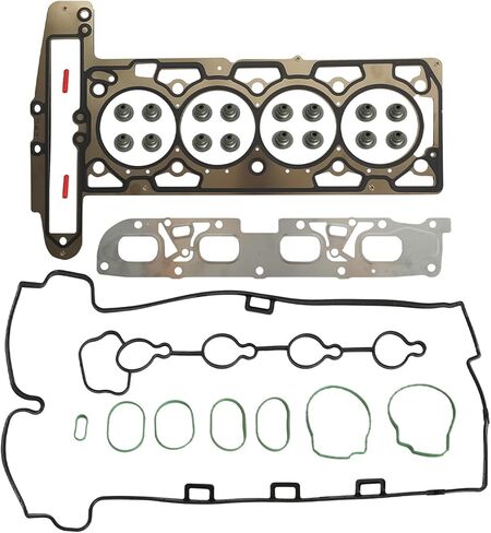 Engine Rebuild Overhaul Kit Timing Chain Kit With VVT Water Pump Head Gasket Set Solenoid Fit For Chevy Equinox Buick Regal Lacrosse GMC Verano Terrain 2.2L 2.4L 2009-2017 9-4201S in Kuwait