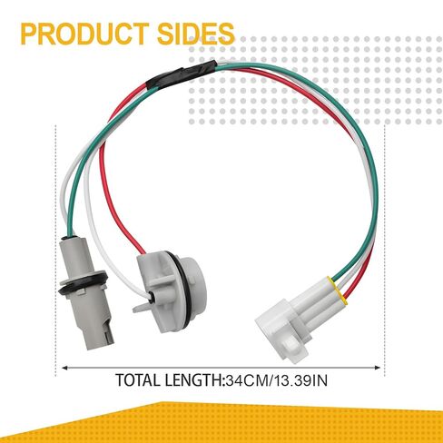 Headlight Bulb Socket Wiring Harness Assembly Compatible with 2006-2009 4Runner Limited SR5 Sport Part Number 81125-35440 8112535440 in Saudi Arabia