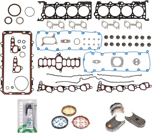 Evergreen SA-5494197802-5 مجموعة حشية كاملة محامل حلقات متوافقة مع/لـ 97-99 Fod E150 E250 E350 F150 F250 5.4L in Kuwait