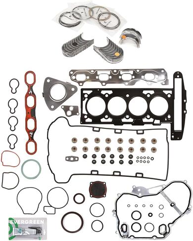Evergreen SA-9761229039-2 Full Gasket Set Bearings Rings Compatible With/For 01-03 Saturn L100 L200 LS LS1 LW1 2.2L DOHC in Kuwait