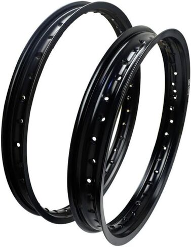 إطارات دراجة نارية من الألومنيوم 6061 مقاس 215x19 أمامية و160x21 خلفية 36 فتحة سوداء مجموعة عجلات متوافقة مع 19 بوصة و21 بوصة in Kuwait