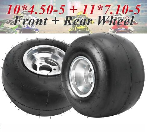 10x4.50-5 11x7.10-5 Wheel Tire Rim For Go Kart ATV Quad Racing Go kart in Saudi Arabia