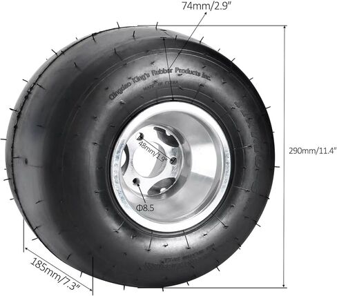 10x4.50-5 11x7.10-5 Wheel Tire Rim For Go Kart ATV Quad Racing Go kart in Saudi Arabia
