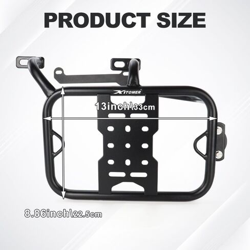 رفوف Xitomer Pannier متوافقة مع جهاز تشويش إذاعي 1200 X 2024-2025، جهاز تشويش إذاعي 1200 XC 2019-2023 جهاز تشويش إذاعي 1200 XE رفوف دعم حقيبة السرج حامل جانبي لرف أمتعة الدراجة النارية in Kuwait