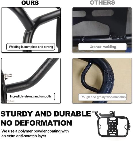 رفوف Xitomer Pannier متوافقة مع جهاز تشويش إذاعي 1200 X 2024-2025، جهاز تشويش إذاعي 1200 XC 2019-2023 جهاز تشويش إذاعي 1200 XE رفوف دعم حقيبة السرج حامل جانبي لرف أمتعة الدراجة النارية in Kuwait