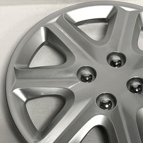 Upgrade Your Auto Set of Four 15' Silver Hubcap Wheel Covers for Honda Civic 2003-2005 (Push-on) in Saudi Arabia
