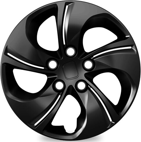 أغطية محور TangMiGe 4 عبوات متوافقة مع Honda Civic 2013 2014 2015، 15 بوصة 15 بوصة، أغطية العجلات، 44733-TR3-A00، يرجى مشاهدة فيديو التثبيت (اللون الفضي) in Saudi Arabia