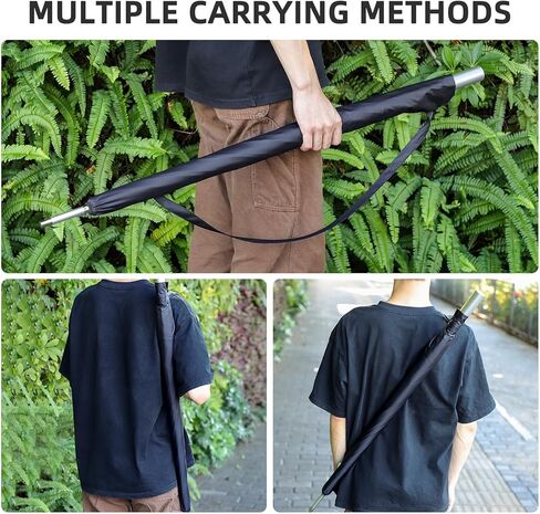 Alipis Umbrella Shoulder Bag: 2pcs Long Handle Waterproof Carrier - 80cm Water Absorbing Protective Sleeves for Wet Umbrella Storage And Rainy Day Commute in Saudi Arabia