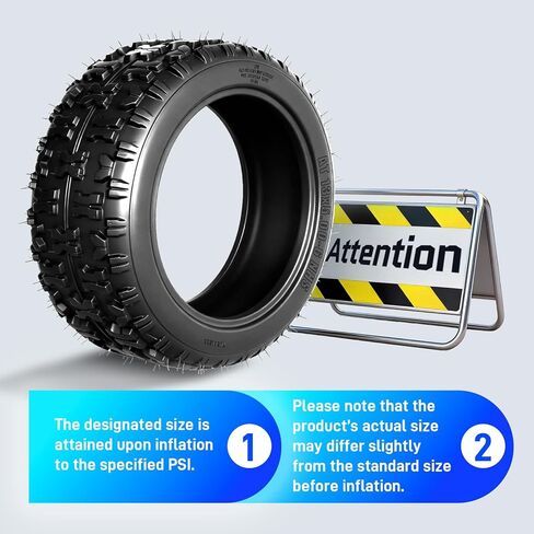 TRIBLE SIX 13x5-6 ATV/UTV Tires,13x5x6 All-Terrain Mud & Trail Tires,2PR,Tubeless,Set of 2 in Saudi Arabia