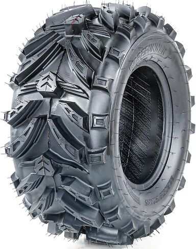 مجموعة من 2 (اثنين) إطارات Forerunner Maxx Plus M/T ATV ​​UTV Mud للطرق الوعرة - 24x10.00-11 24x10-11 24x10x11 48F نطاق تحميل 6 طبقات BSW جدار جانبي أسود in Kuwait