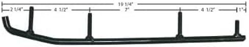 Kimpex Standard Wear Bar Old Plastic Ski *see bolt pattern - Fits Arctic cat OEM# 0703-288 in Saudi Arabia