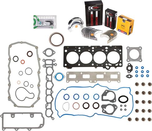 Evergreen SA-5494168079-5 مجموعة حشية كاملة محامل حلقات تناسب 02-04 دودج كارافان 2.4 DOHC 16V VIN B in Saudi Arabia