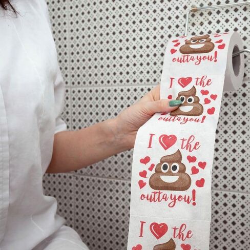 Maad Romantic Novelty Toilet Paper - Funny Gag Gift for Valentine's Day or Anniversary Present in Kuwait