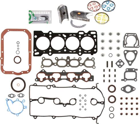 Evergreen SA-9761228858-3 Full Gasket Set Bearings Rings Compatible With/For 98-99 Mazda 626 2.0L DOHC FS in Saudi Arabia