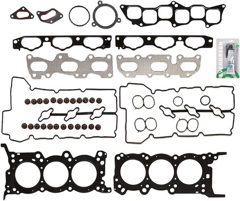 Evergreen SA-3129800172-7 مجموعة حشية كاملة محامل حلقات متوافقة مع/لـ 06-07 Hyundai Azera Sonata 3.3 DOHC G6DB in Kuwait
