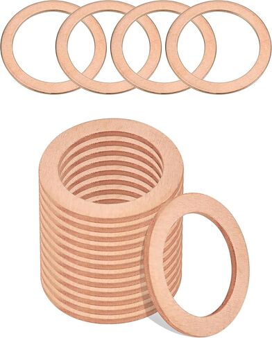 Oil Drain Plug Gasket,Car Accessories 14mm Crush Washer Oil Drain Plug,Copper Oil Crush Washer,Automotive Replacement Oil Sealing Gaskets,Replace #007603-014106 007603014106 (10pcs) in Saudi Arabia