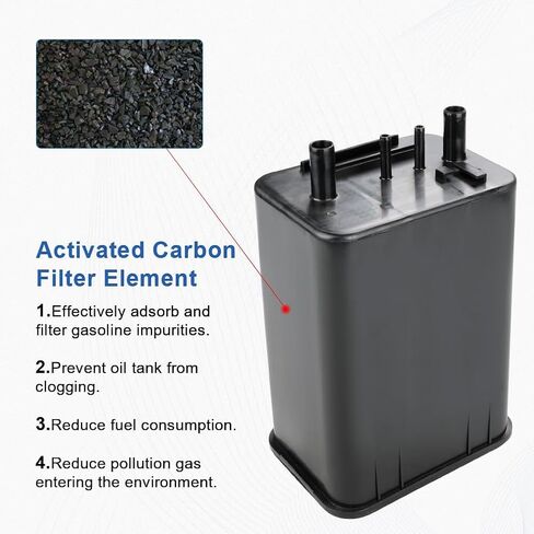 Vapor Canister Compatible with Kia Amanti 2004-2006 Optima Hyundai Sonata 1998-2005 XG300 2001 XG350 Fuel Vapor Charcoal Canister Replacement for 911-812 ‎4B1387 CP1393 CP3258 3142038100 in Saudi Arabia