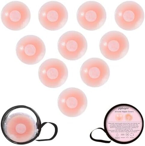 Nipple Covers for Women-Sticky Bra-Nipple Covers-Travel Essentials-Fit for A-B Cups in Saudi Arabia