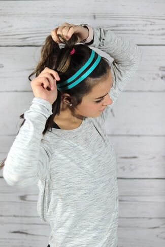 Kenz Laurenz 10 Pack of Mini Headbands No Slip Sports Headband in Saudi Arabia