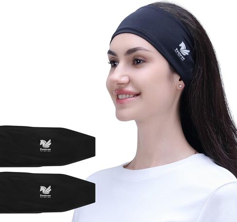 Tontron Equestrian Headbands Designed to Wick Moisture and Protect Hair Under Helmets, for Horseback Riding, Biking, Kayaking, Skating and Securing Ear Buds in Saudi Arabia