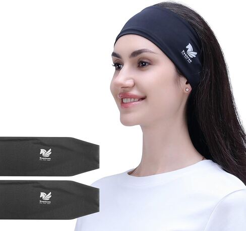 Tontron Equestrian Headbands Designed to Wick Moisture and Protect Hair Under Helmets, for Horseback Riding, Biking, Kayaking, Skating and Securing Ear Buds in Saudi Arabia