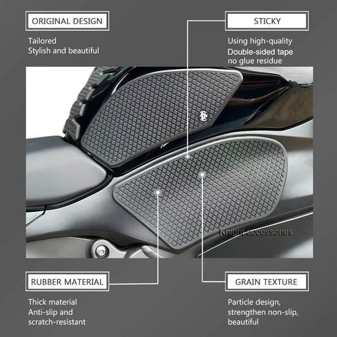 ل ZX-6R /ZX 636 ZX6R ZX636 2013-2025 دراجة نارية الملحقات الجانب خزان الوقود وسادة خزان منصات حامي ملصقات مائي الغاز قبضة الركبة وسادة تثبيت Tankpad in Kuwait