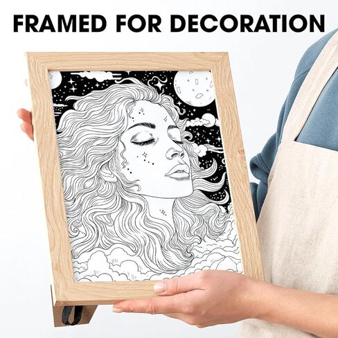 Stress Relief Spiral Coloring Book for Adults Women Girls Hardcover Floral Patterns Animals Themes Aesthetic Illustrations Relaxing Large Print Pages Relieve Anxiety Mindfulness in Kuwait