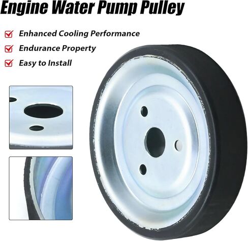 11517545958 Engine Water Pump Pulley, Replacement for Mini Cooper Countryman Paceman 2007-2016, Replaces 11517619020 11517571012 V2022322 120447 in Saudi Arabia