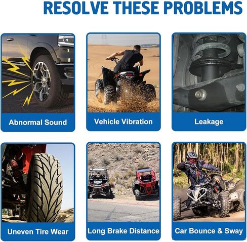 مجموعة الصدمات الكاملة Monotube UTV متوافقة مع 2011-2020 Can-Am Commander 800 2011-2020 Commander 1000 706200782 706000615 in Saudi Arabia