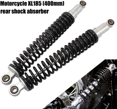 400 مللي متر العالمي للدراجات النارية الخلفي ممتص الصدمات الهوائي صالح لهوندا XL185 XL185S ، ATVs دراجات رباعية ، عربات in Kuwait