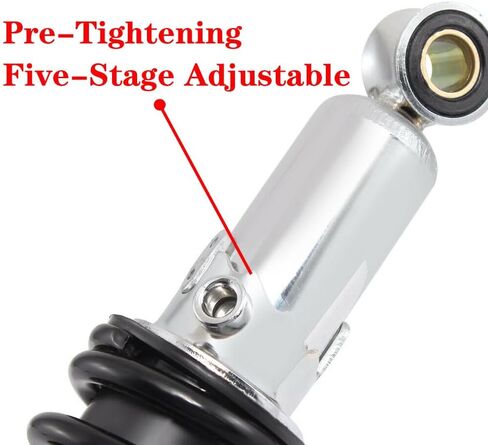 400 مللي متر العالمي للدراجات النارية الخلفي ممتص الصدمات الهوائي صالح لهوندا XL185 XL185S ، ATVs دراجات رباعية ، عربات in Kuwait