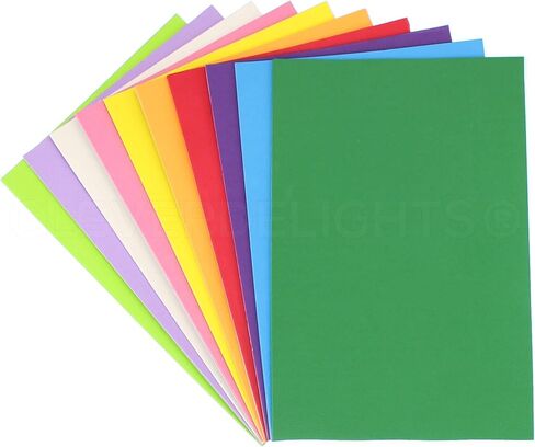 CleverDelights 10 Pack 8" x 12" Foam Sheets - Green - Large Self Adhesive Craft Sheets in Saudi Arabia