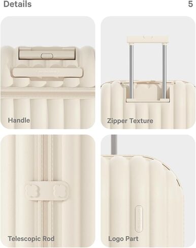 حقيبة سفر كبيرة مقاس 28 بوصة من artrips مع غطاء واقٍ، وأمتعة متينة من البولي كربونات، وقفل TSA، وعجلات دوارة صامتة، وأمتعة سفر خفيفة الوزن للرحلات الطويلة in Kuwait