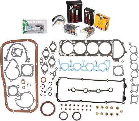 Evergreen SA-5494168628-3 Full Gasket Set Bearings Rings Fit 95-99 Nissan 240SX KA24DE in Saudi Arabia