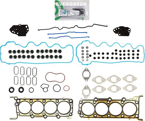 Evergreen SA-5494198014-6 Full Gasket Set Bearings Rings Compatible With/For 05-08 Ford Mustang 4.6L SOHC 24V in Saudi Arabia